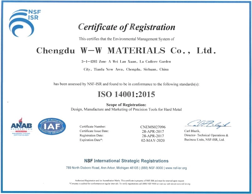 W-Materials&Certifications